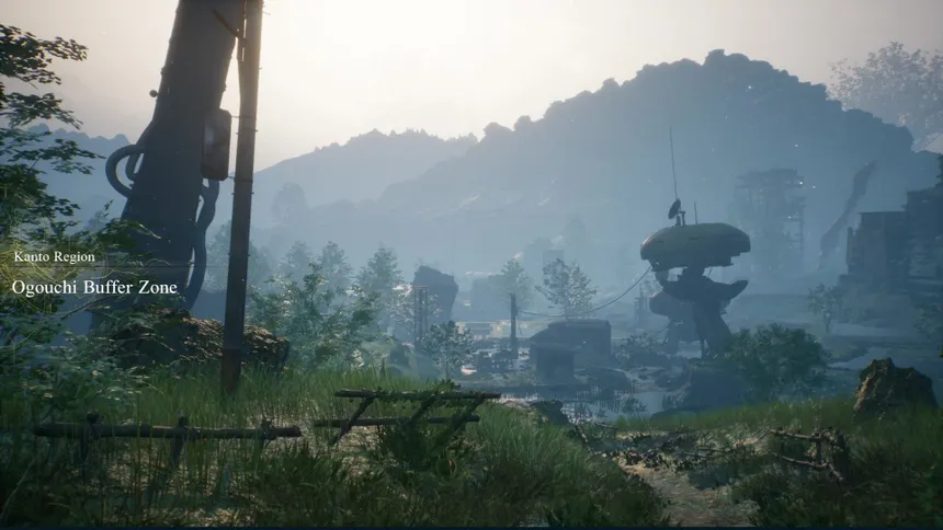Vue de la zone tampon d'Ogouchi dans la région de Kanto