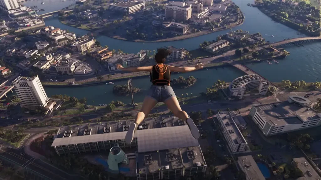 Lucia saute en parachute GTA 6