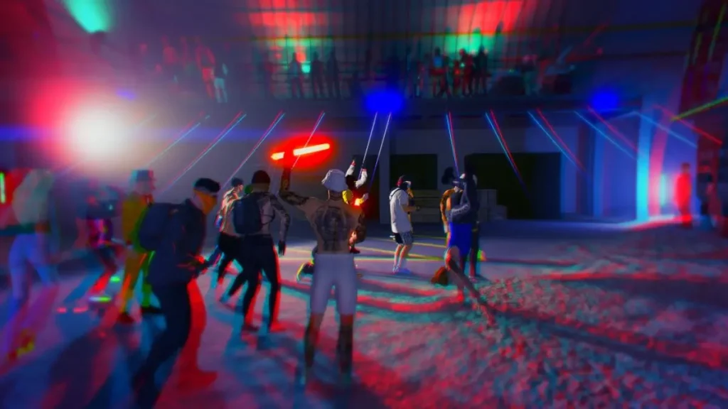 GTA RP Des joueurs participent à une rave party sur un serveur