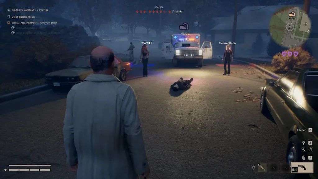 Le docteur Loomis face à Michael Myers dans Halloween: The Game