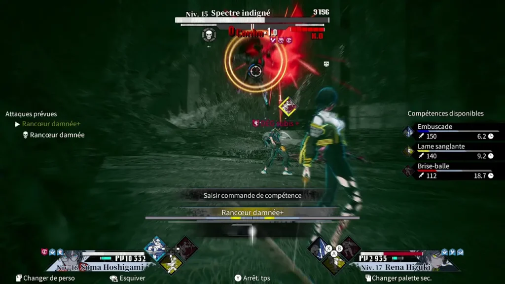 Rena et Soma affrontent un ennemi lors d’un combat dans Qliphah in Providence’s Shadow.