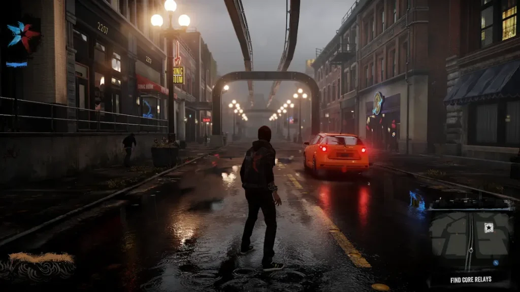Delsin Rowe dans les rues de Seattle dans inFAMOUS Second Son