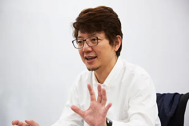 Jun Takeuchi lors d’une interview consacrée à Resident Evil